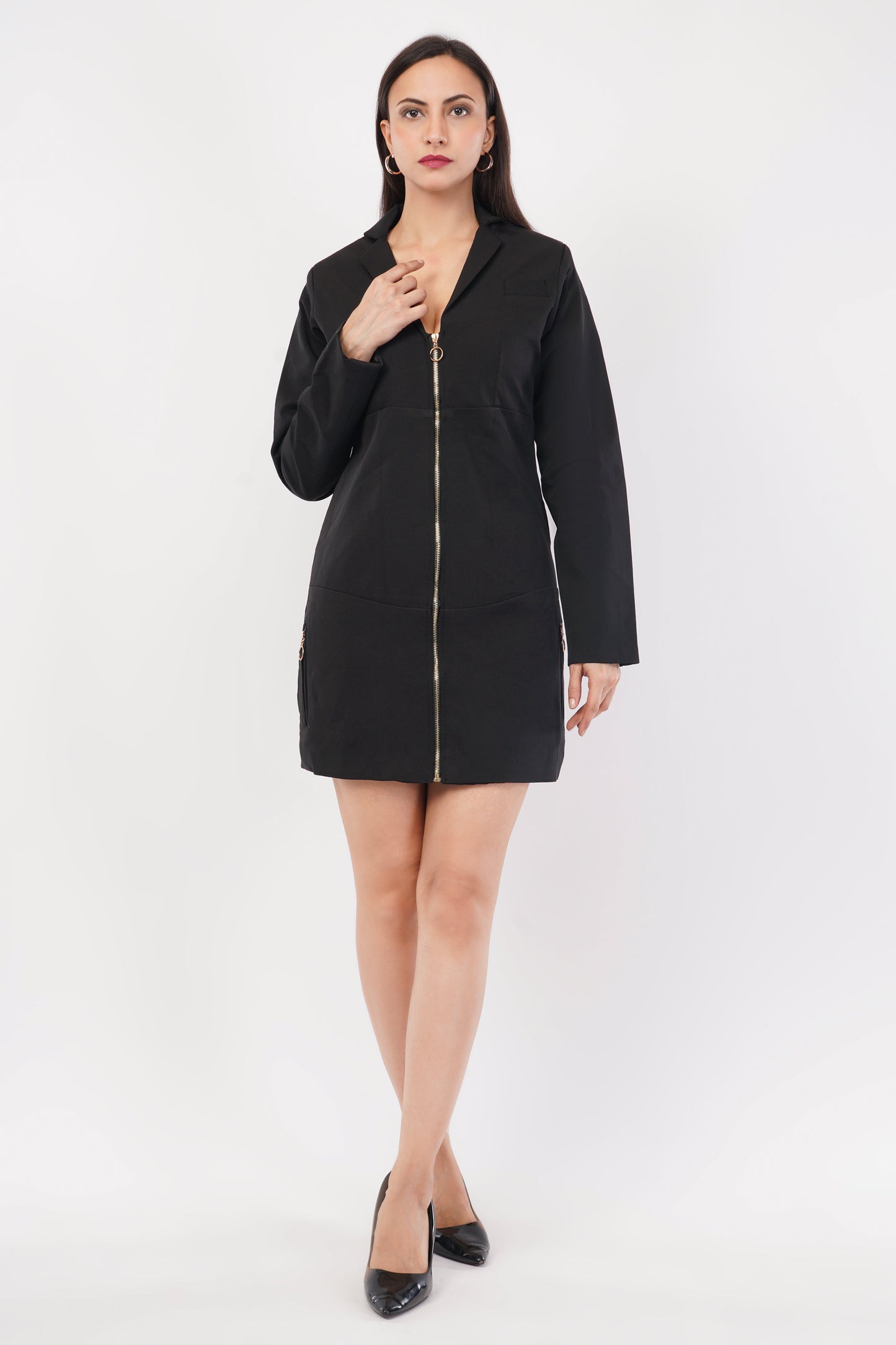 Power Chic Zip Dress