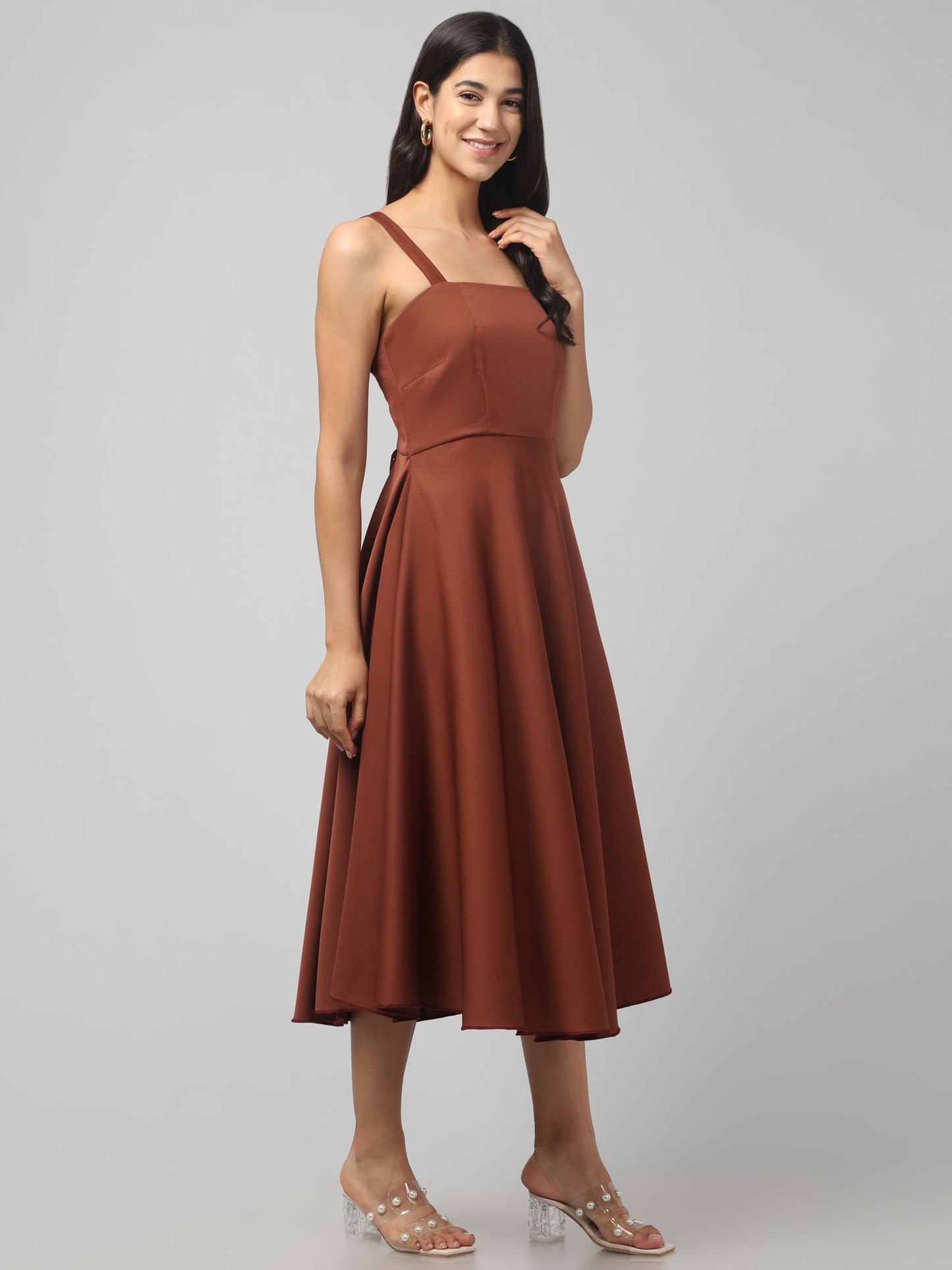 Cinnamon Glide Dress