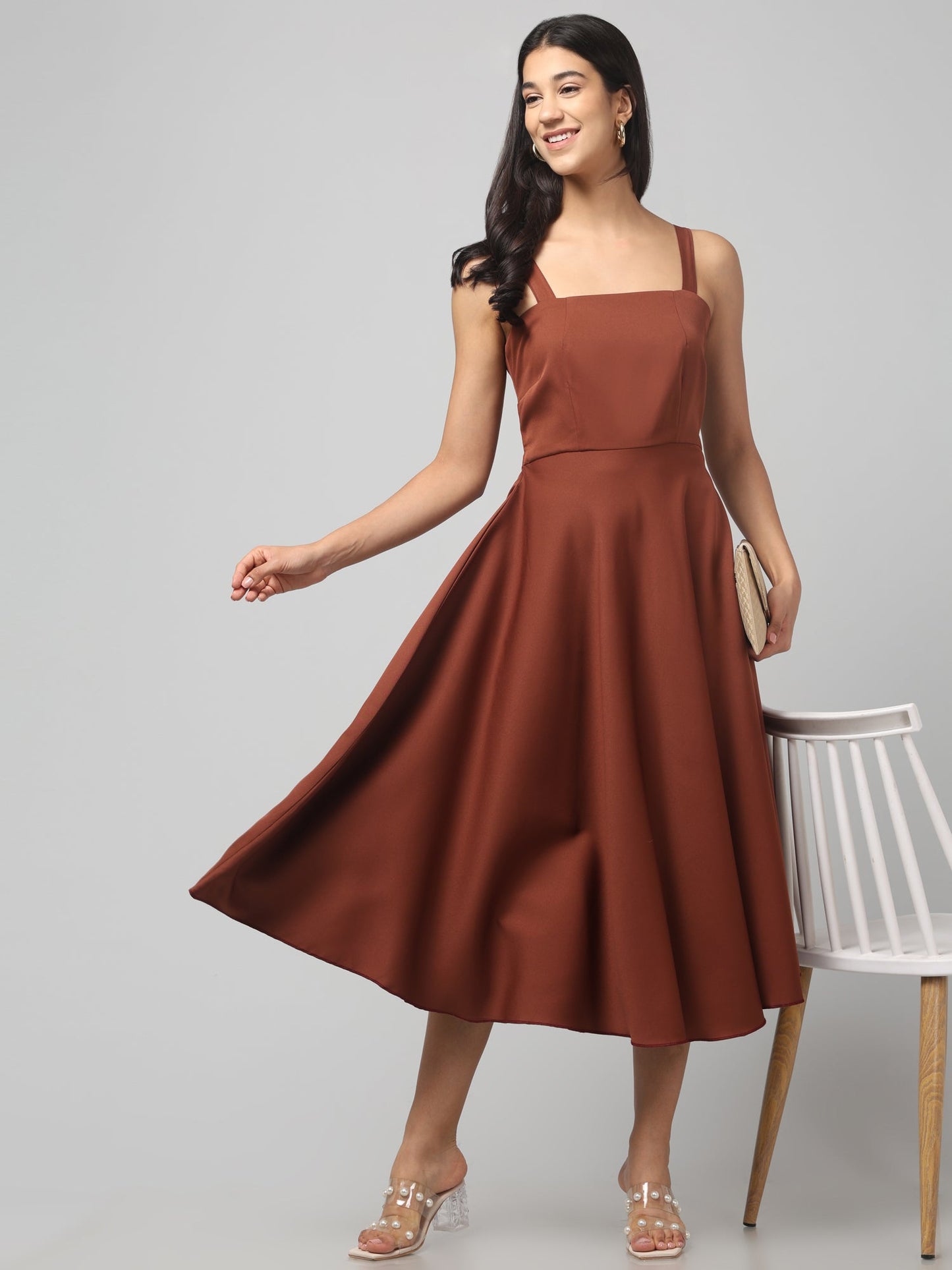 Cinnamon Glide Dress