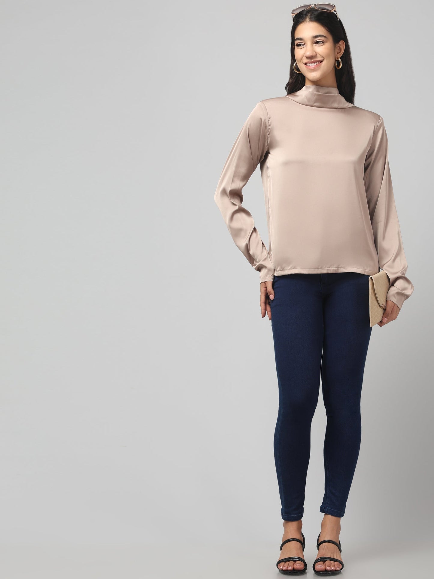 Moonlit Drape Blouse