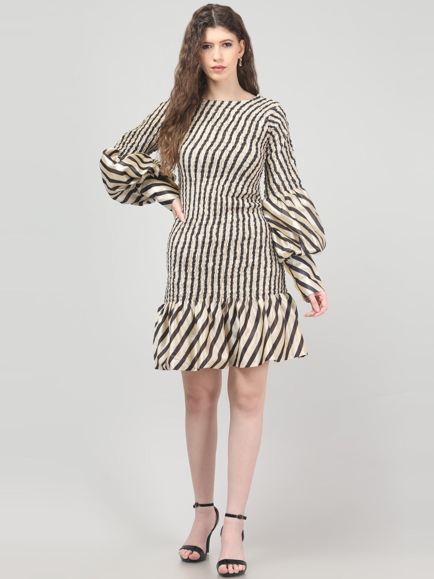 Monochrome Muse Dress