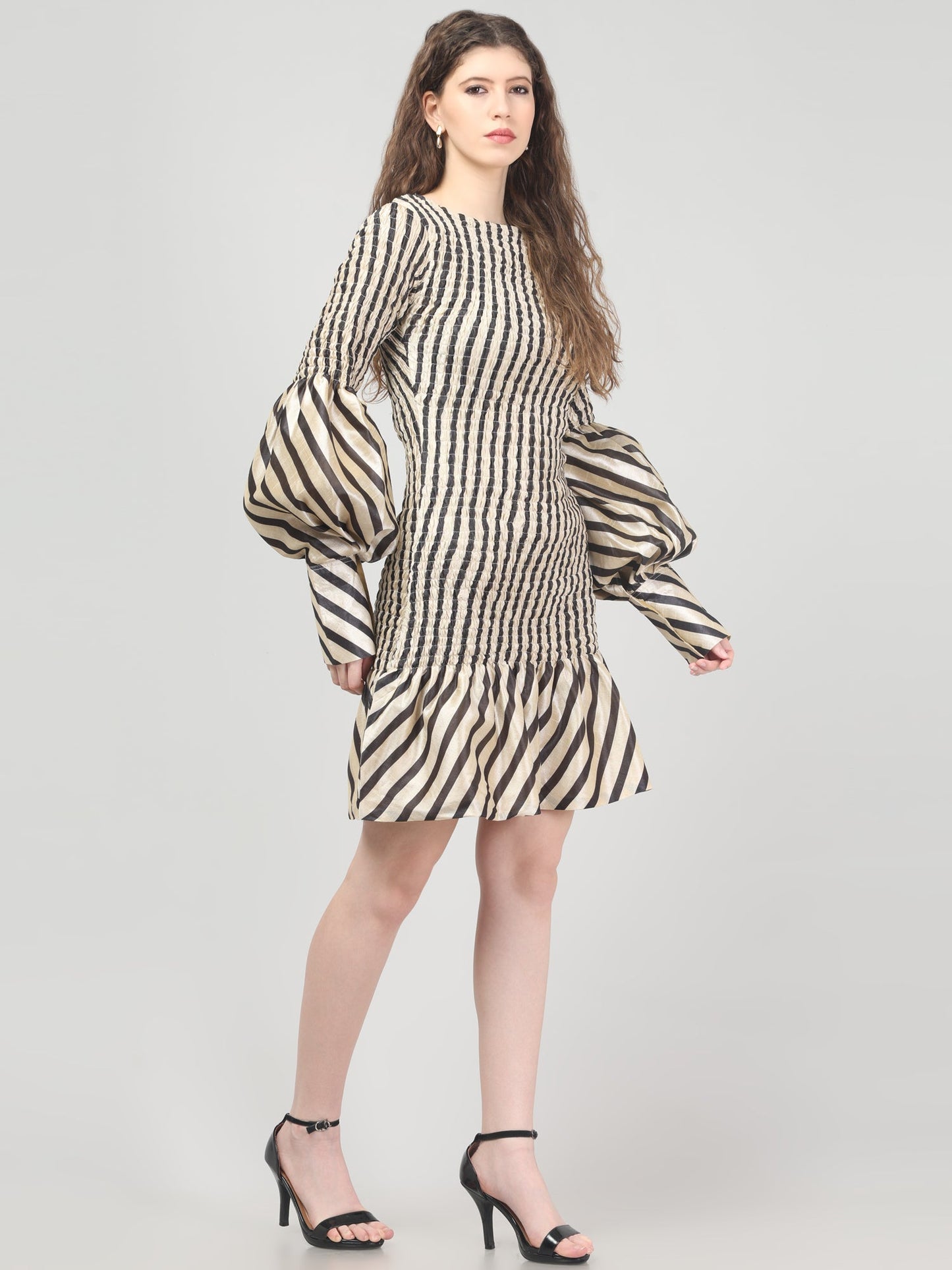 Monochrome Muse Dress