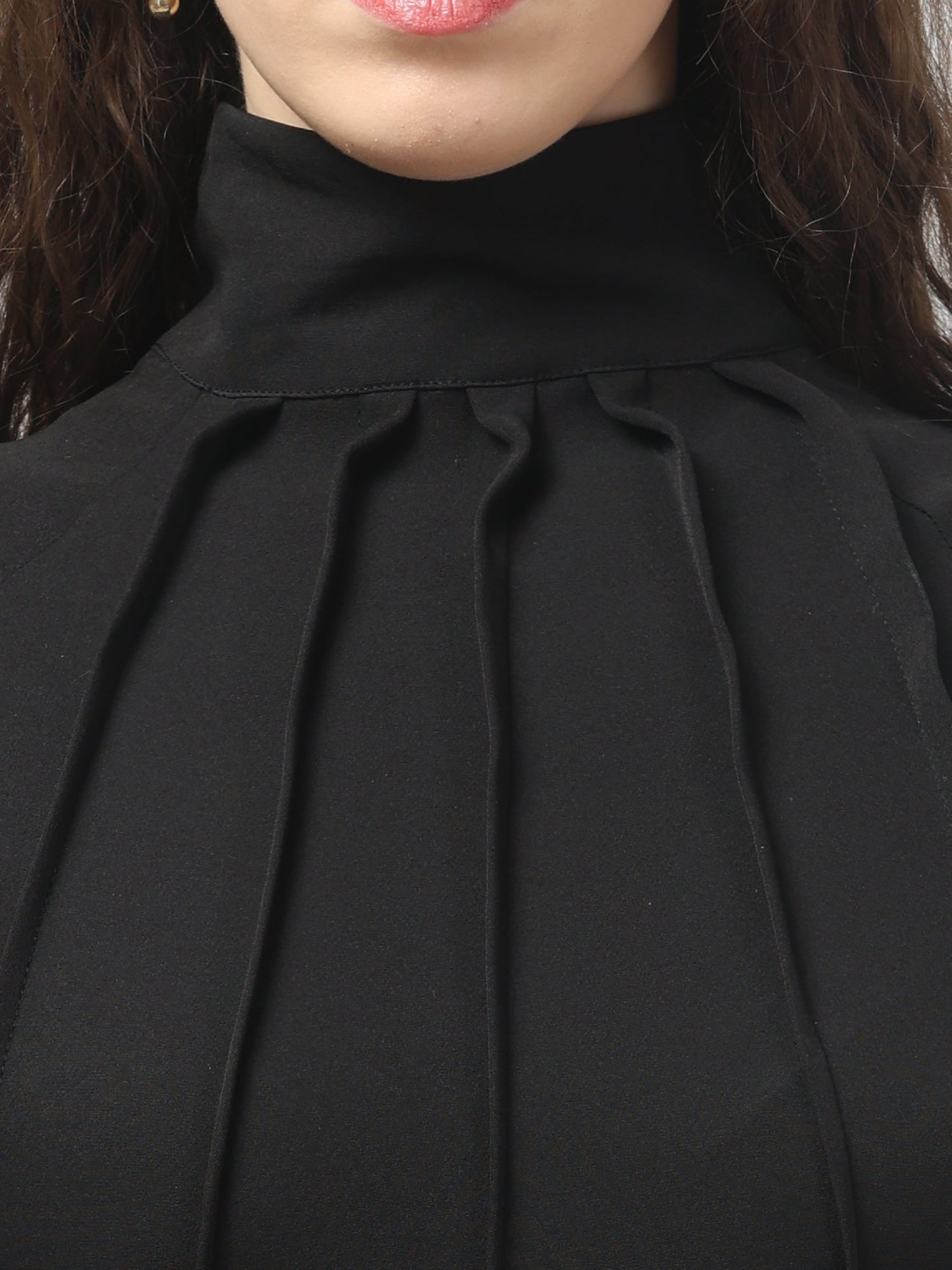 Noir Sculpt Midi Dress