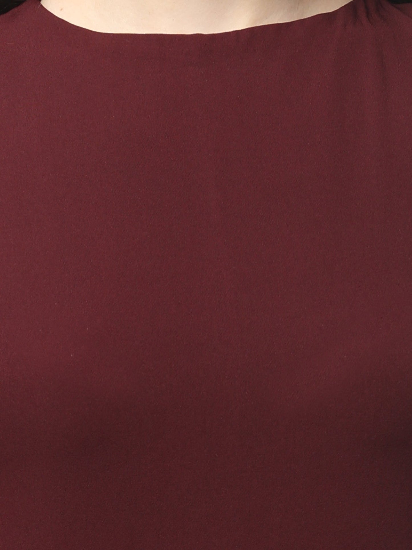 Classic Merlot Bodycon Dress