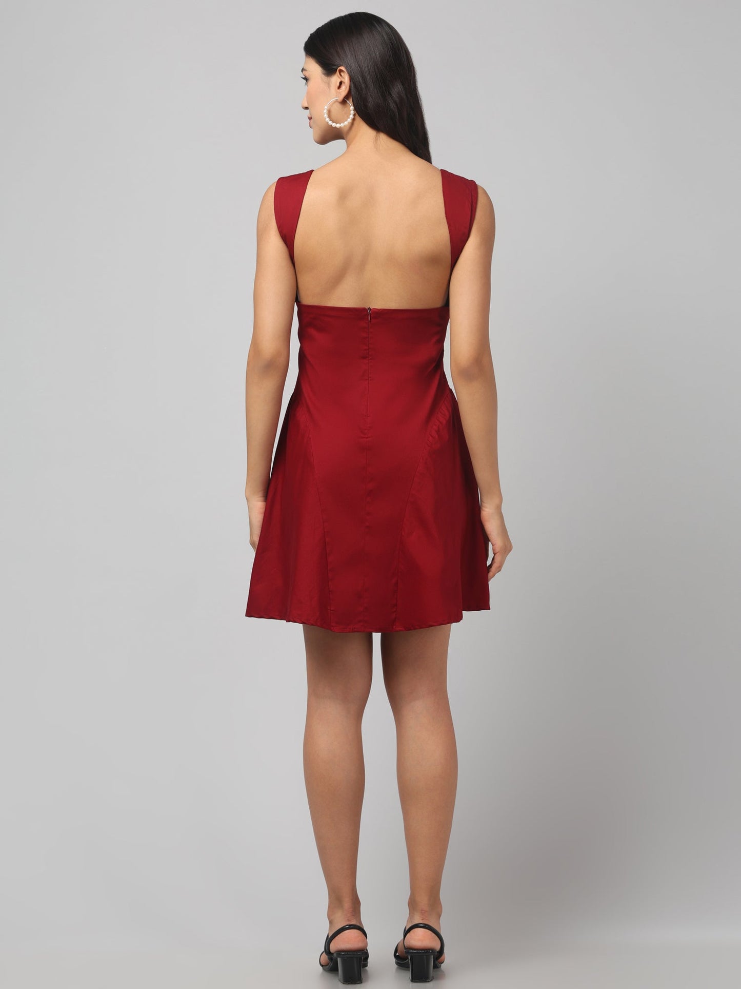 Crimson Curve Dress