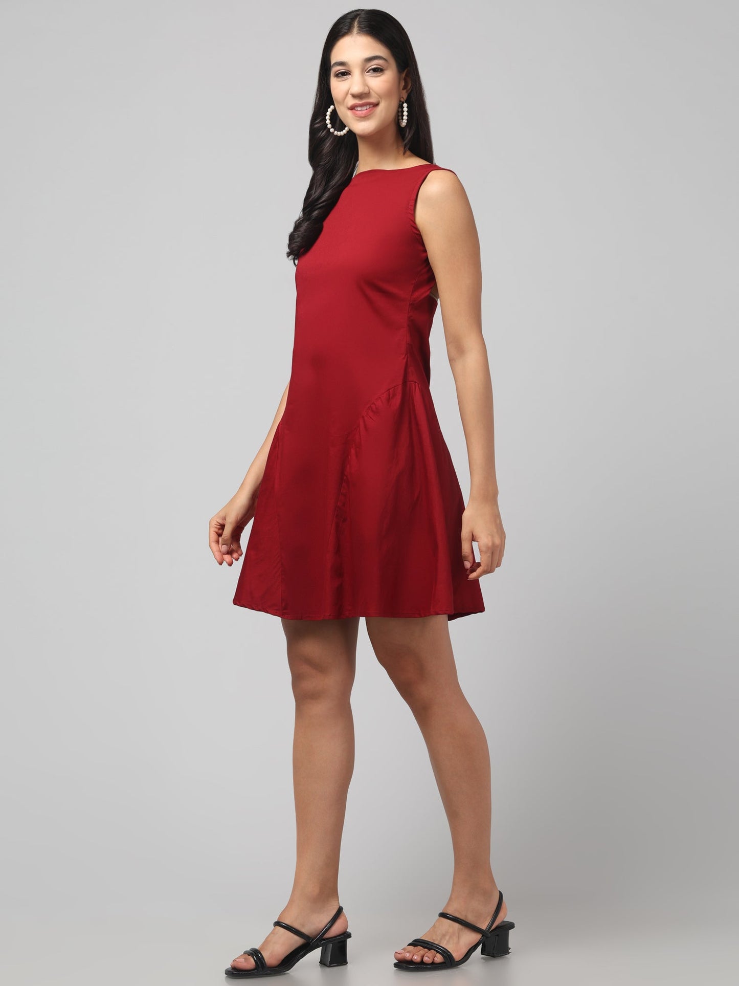 Crimson Curve Dress