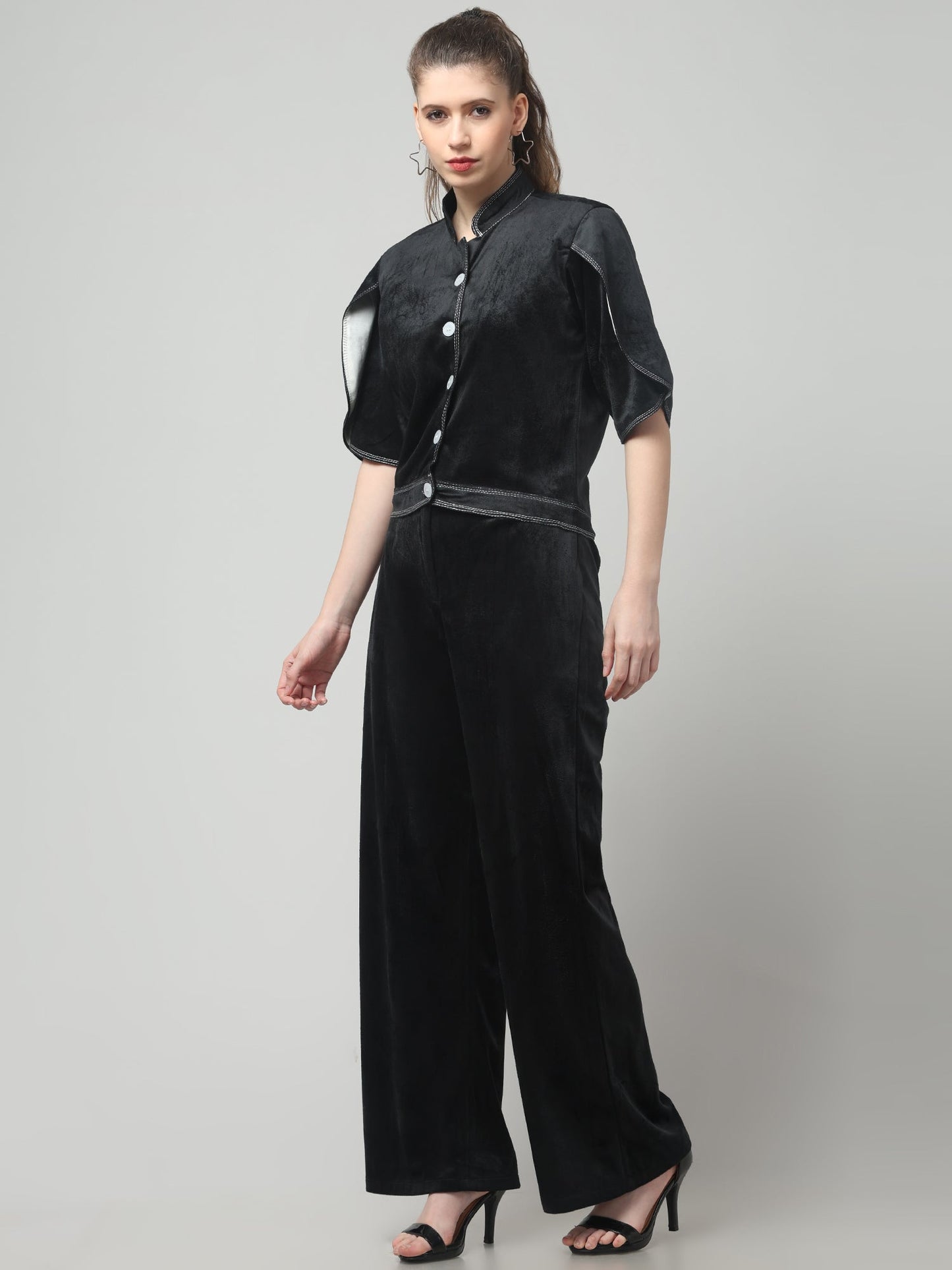 Velvet Noir Co-ord Set