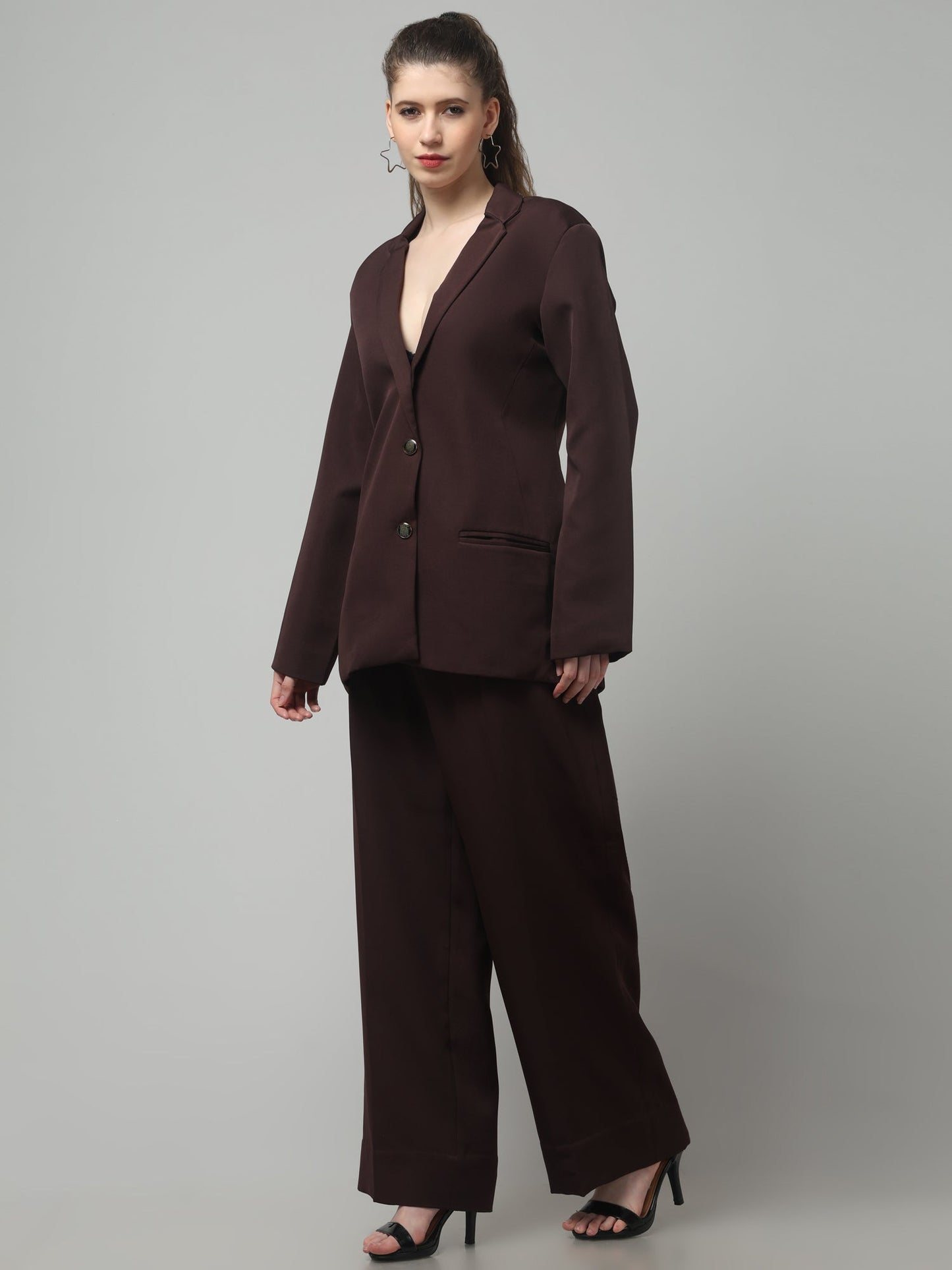 Espresso Essential Blazer Set