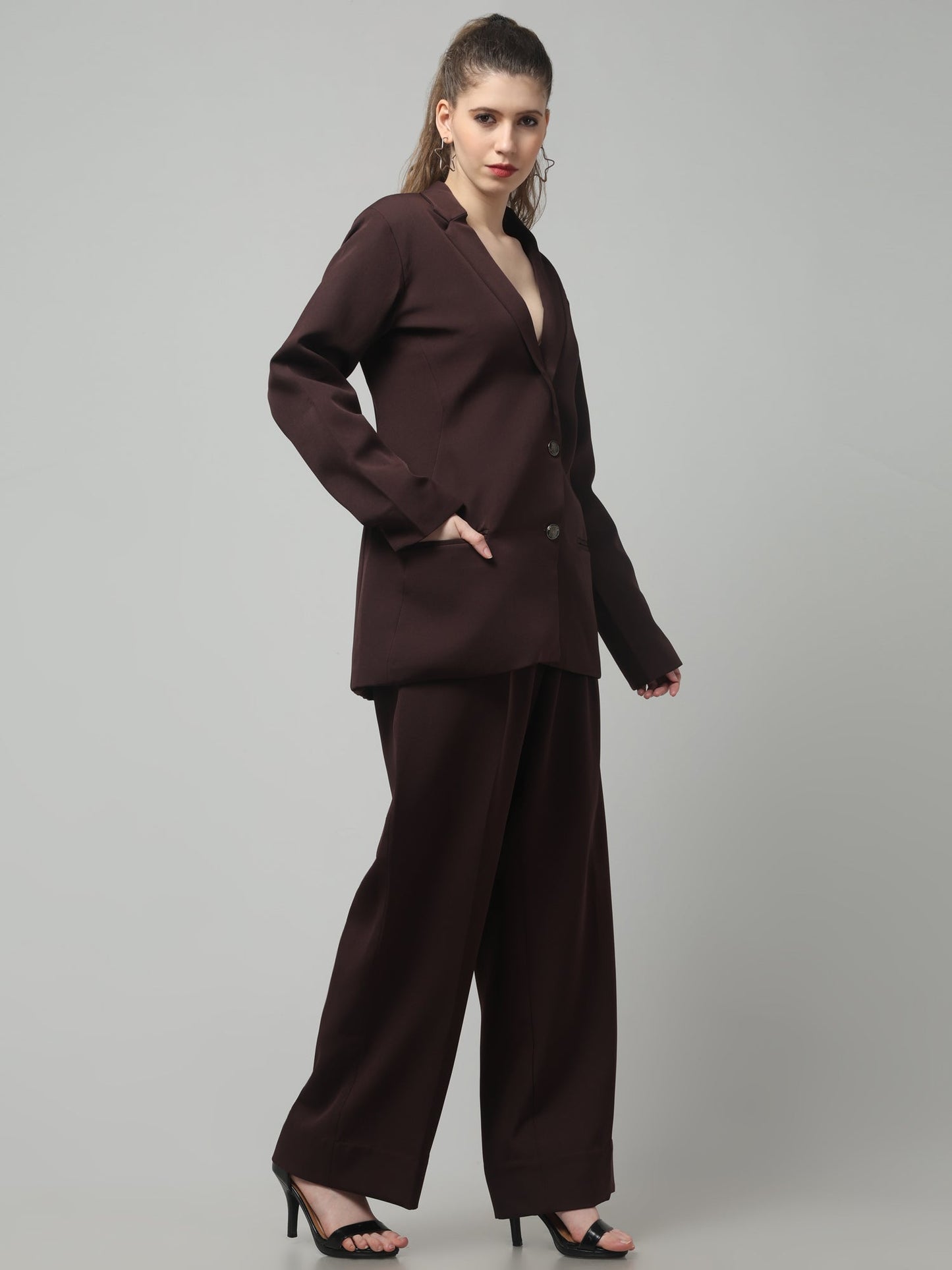 Espresso Essential Blazer Set