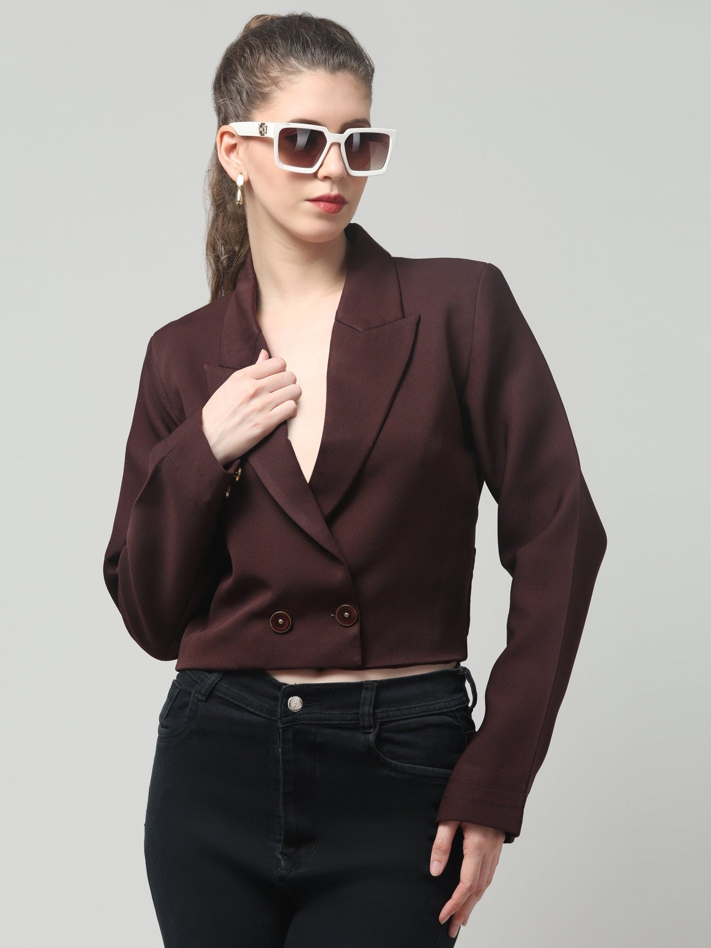 Boldline Cropped Blazer