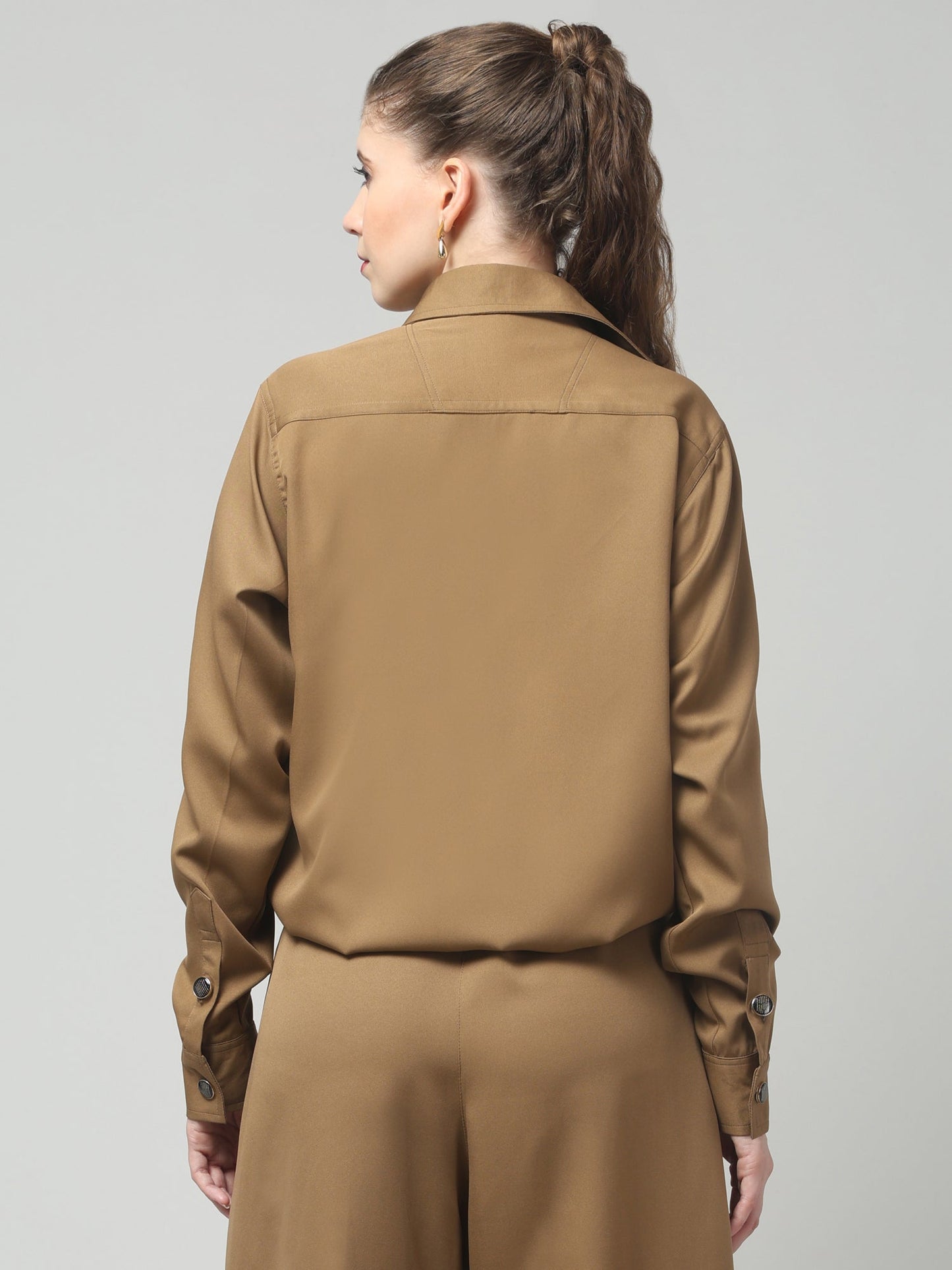 Camel Folded Shirt