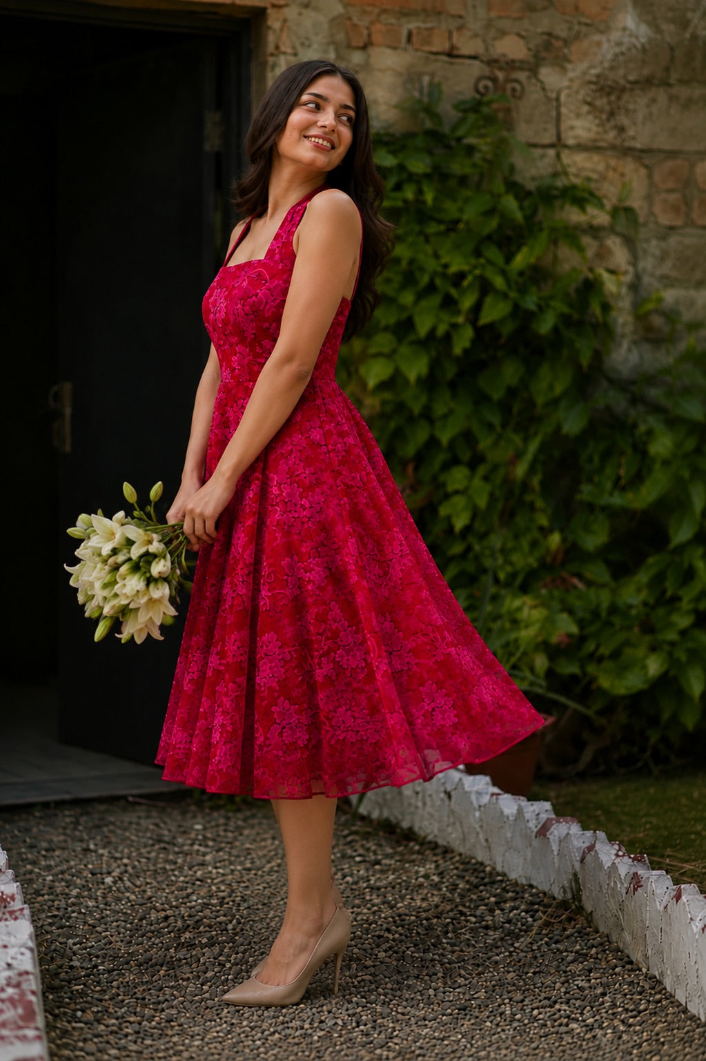 Blushing Blossom Dress