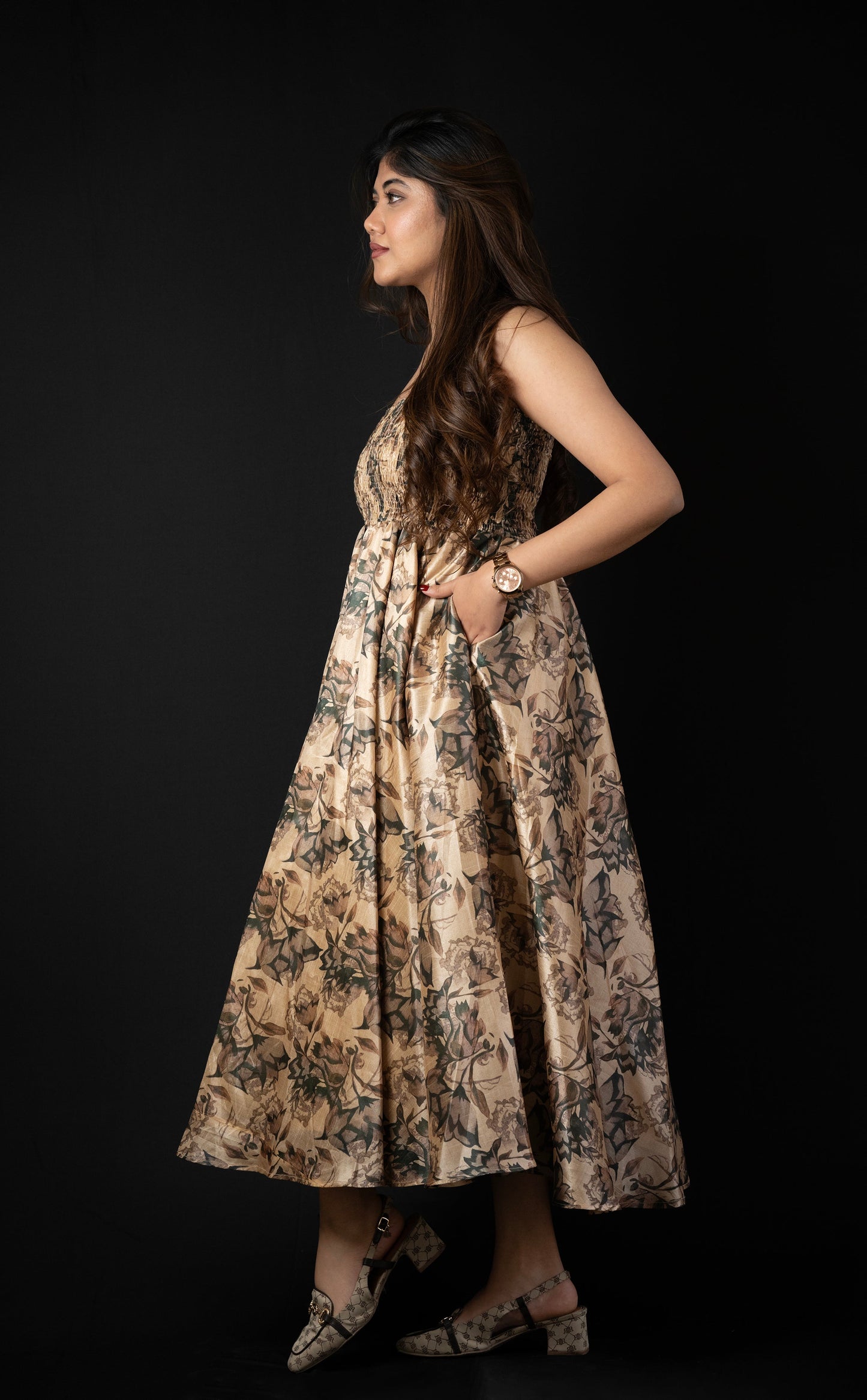 Enchanted Bloom Strapless Dress