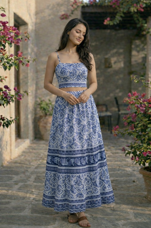 Azure Riviera Co-ord Maxi