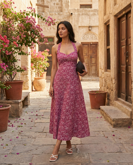 Bloom Halter Dress