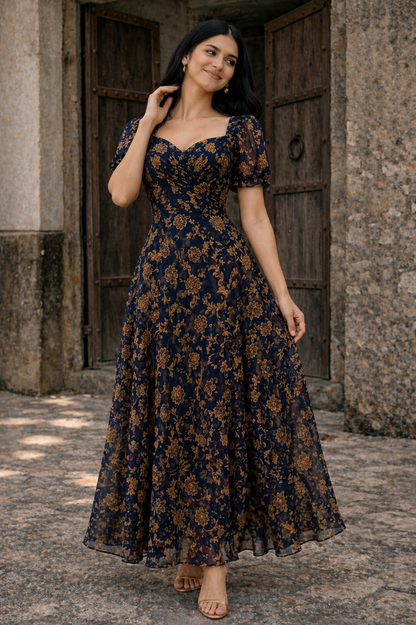 Vintage Beige Bloom