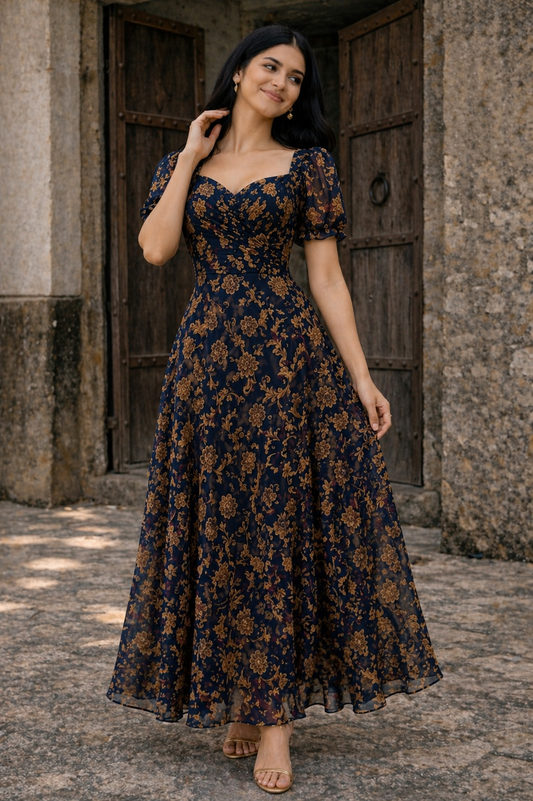 Vintage Beige Bloom