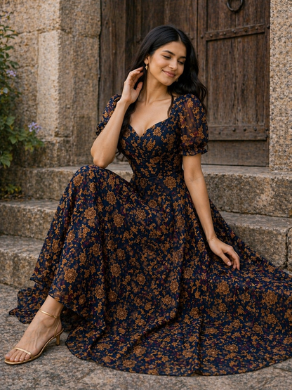 Vintage Beige Bloom