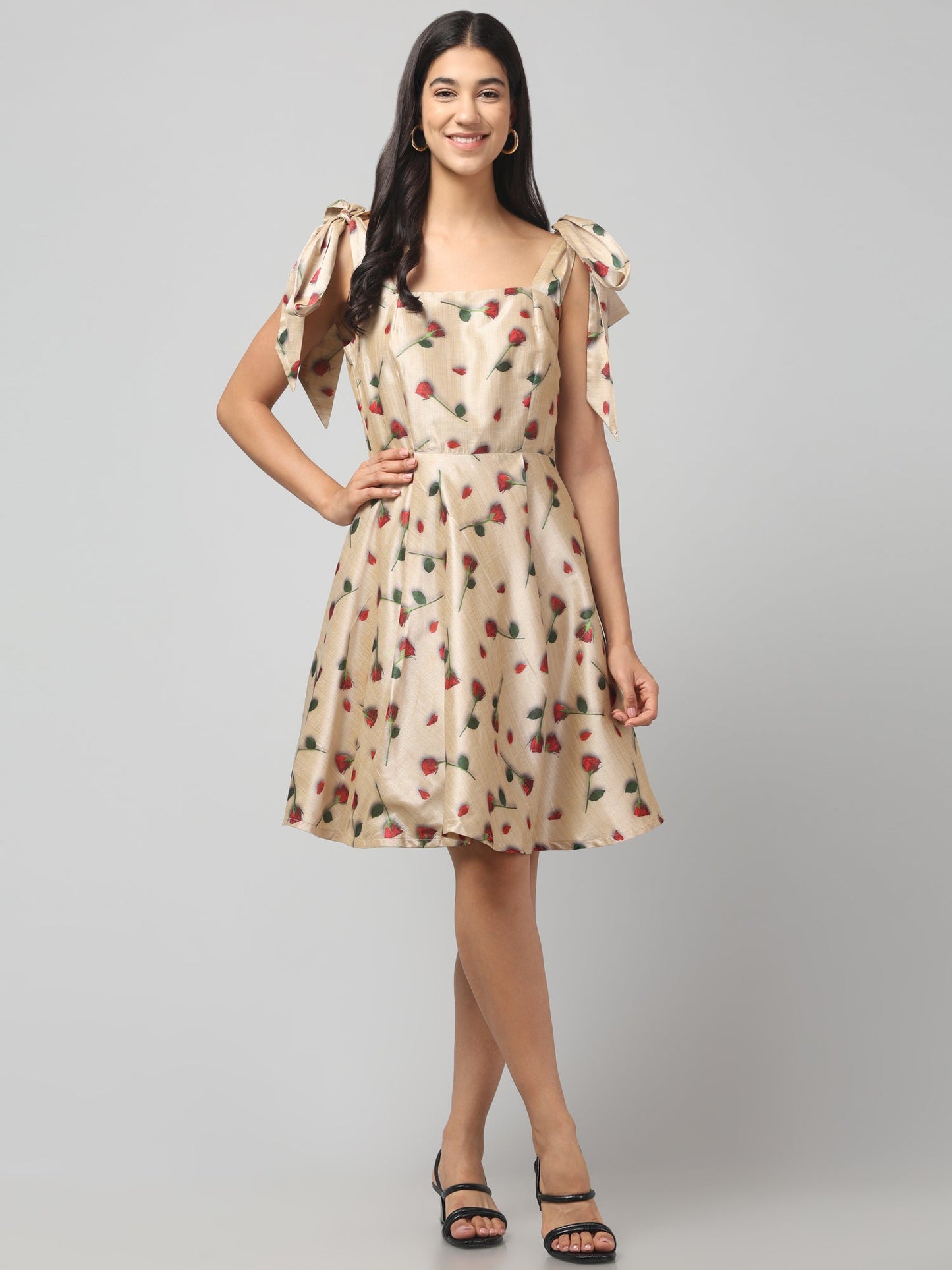 Rosé Ribbons Dress