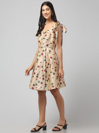 Rosé Ribbons Dress