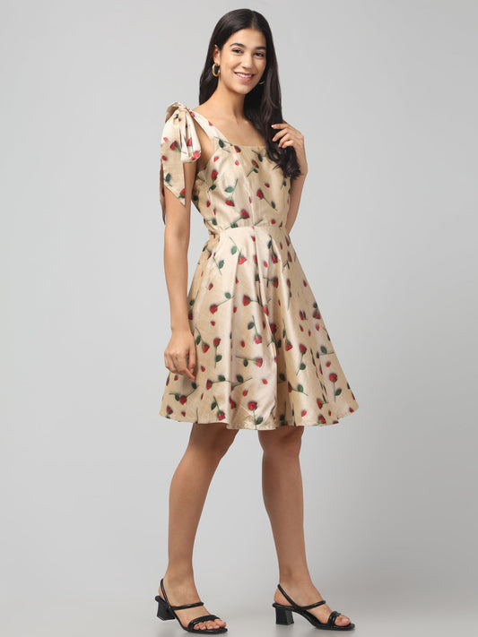 Rosé Ribbons Dress