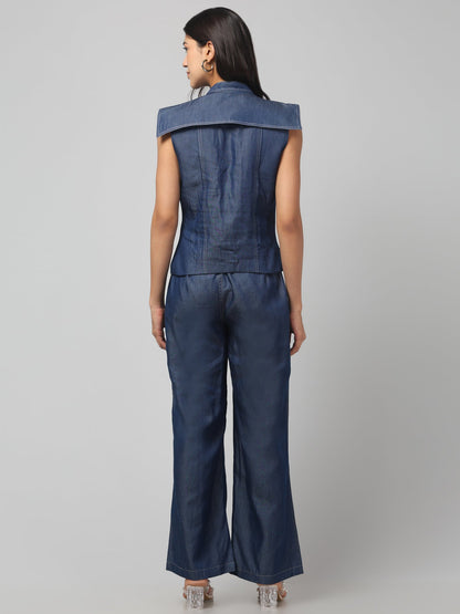 Indigo Sculpt Co-Ord Set
