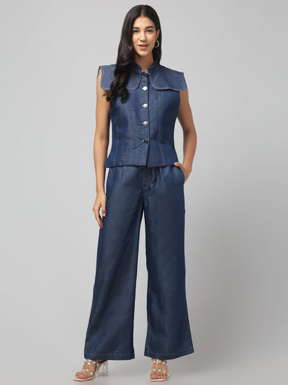 Indigo Sculpt Co-Ord Set