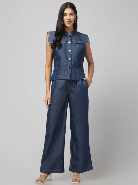Indigo Sculpt Co-Ord Set