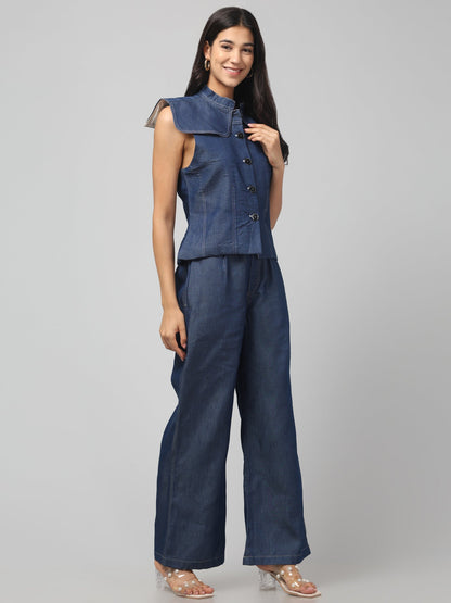 Indigo Sculpt Co-Ord Set