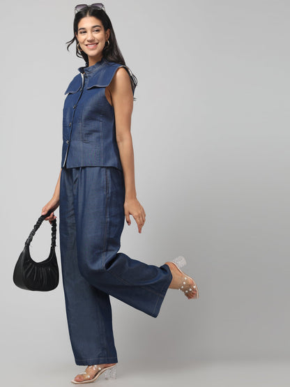 Indigo Sculpt Co-Ord Set