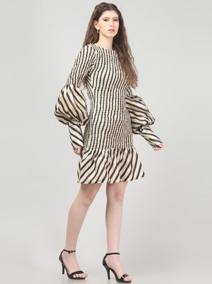 Monochrome Muse Dress