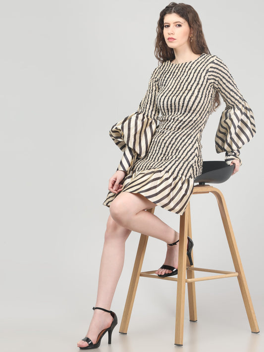 Monochrome Muse Dress