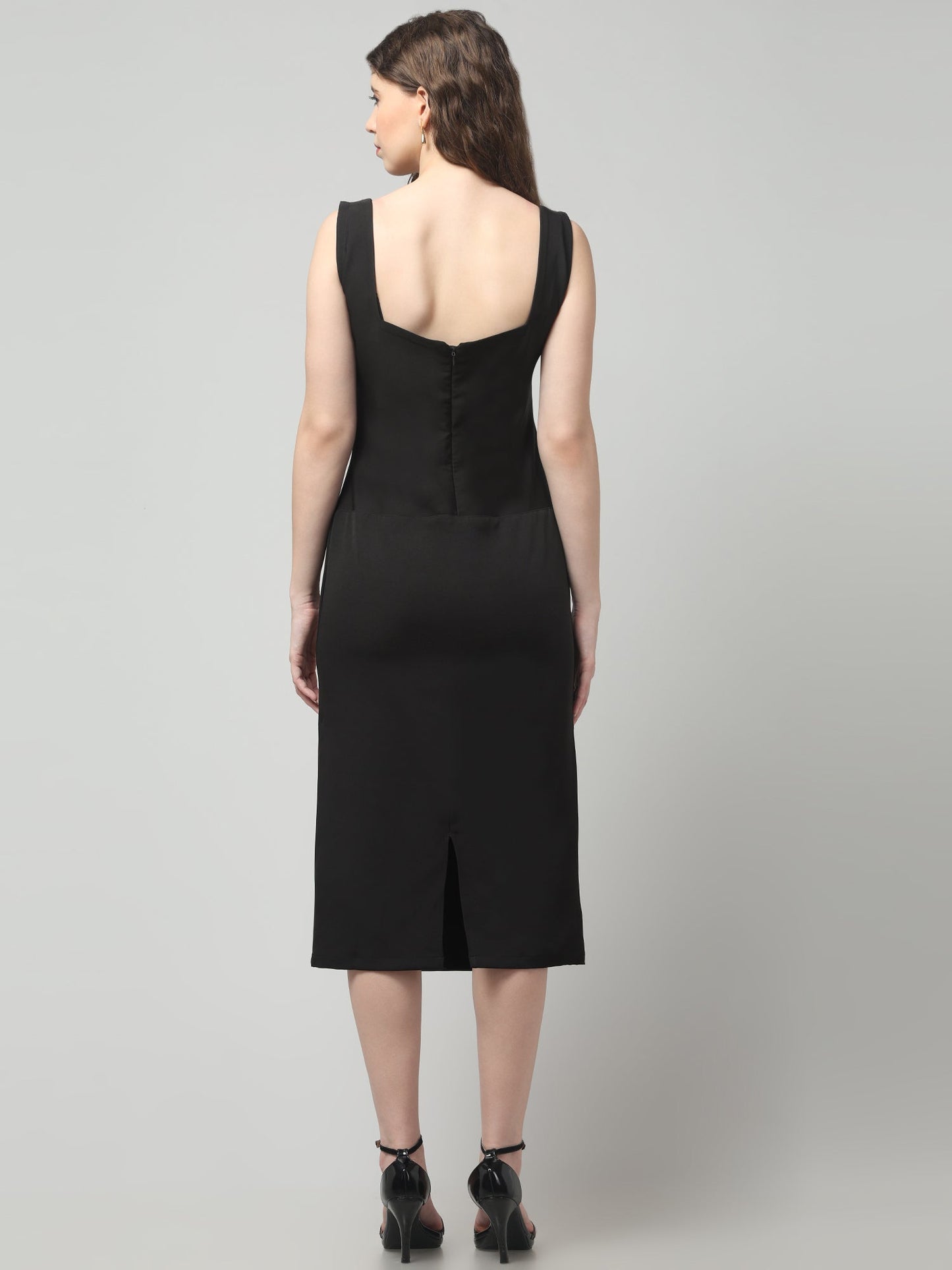 Linear Luxe Bodycon Dress