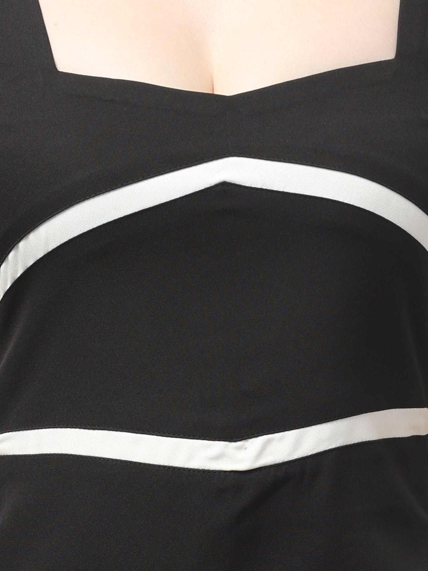 Linear Luxe Bodycon Dress