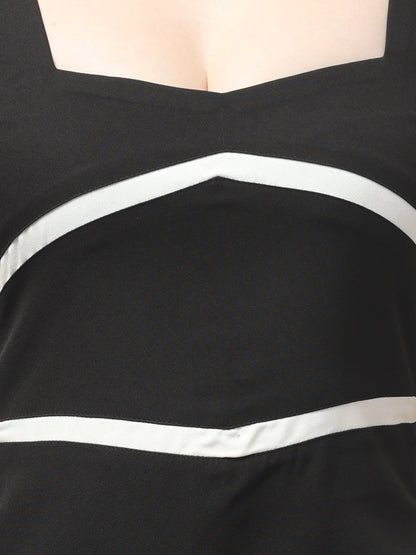 Linear Luxe Bodycon Dress