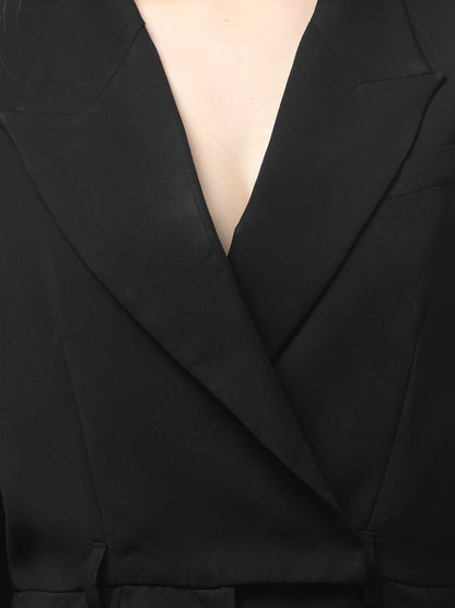 Power Mode Belted Jumpsuit