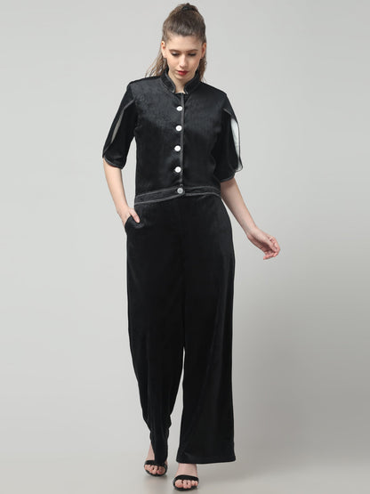 Velvet Noir Co-ord Set