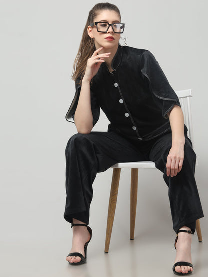 Velvet Noir Co-ord Set