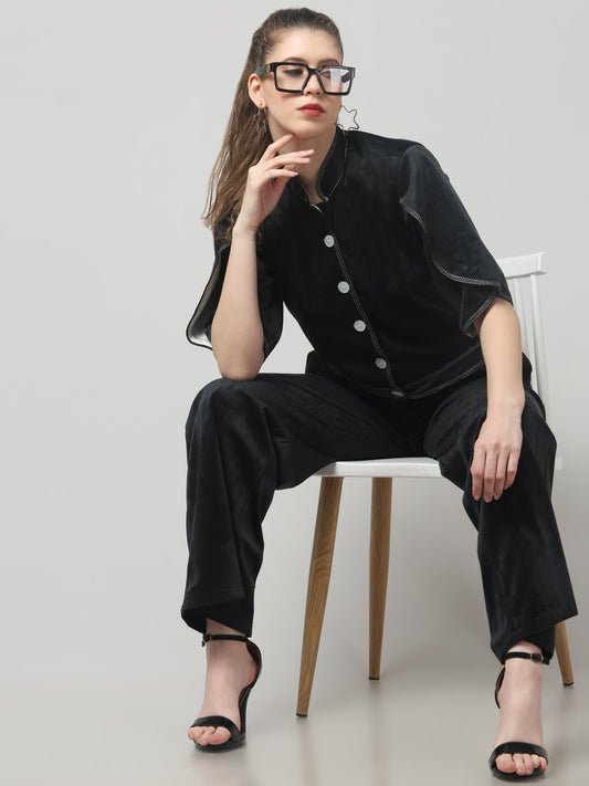 Velvet Noir Co-ord Set