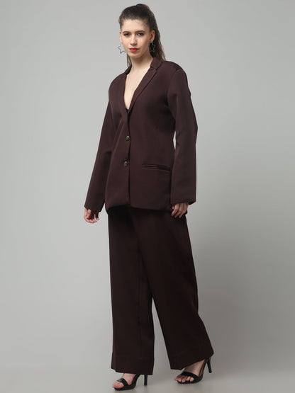 Espresso Essential Blazer Set