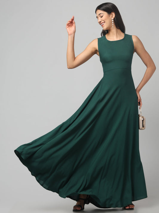 Emerald Echo Gown