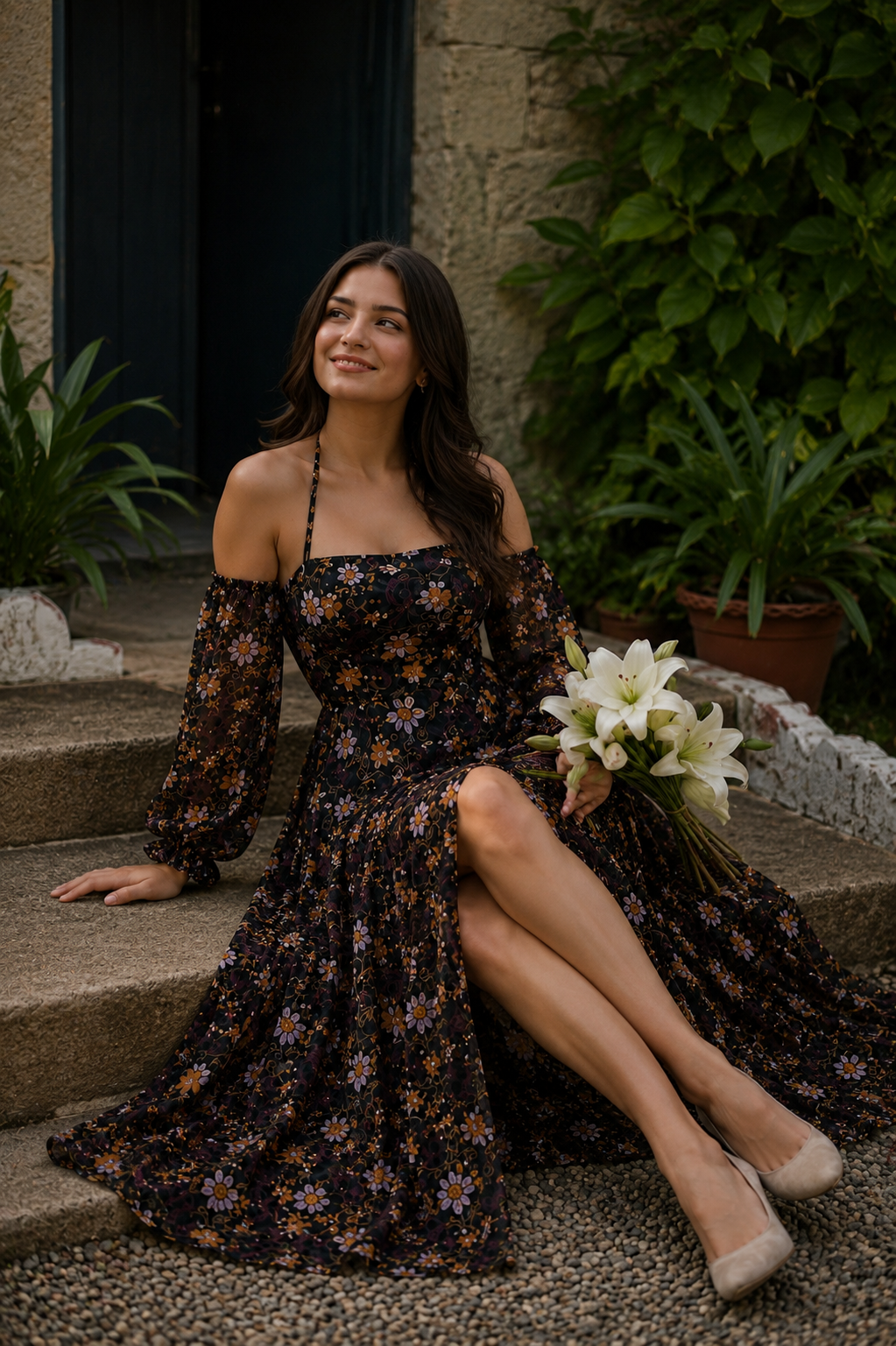 Twilight Bloom Dress