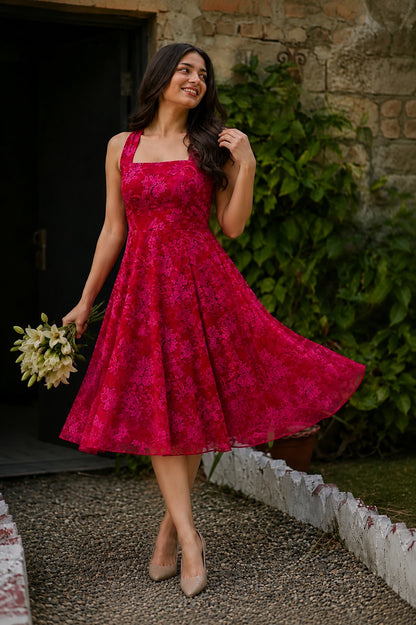 Blushing Blossom Dress