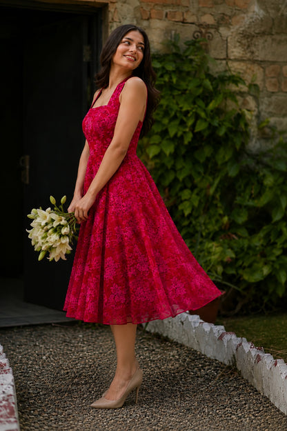 Blushing Blossom Dress