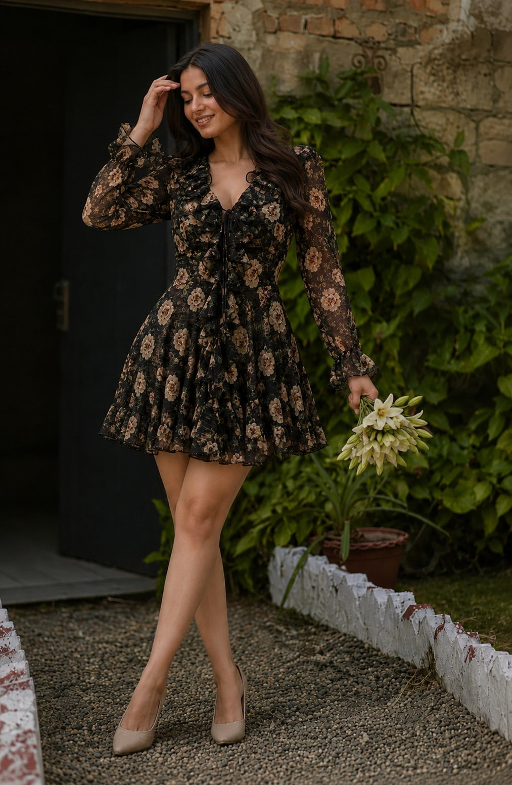 Midnight Bloom Dress